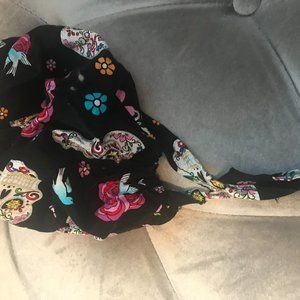 COPY - sugar skull bandana head cap